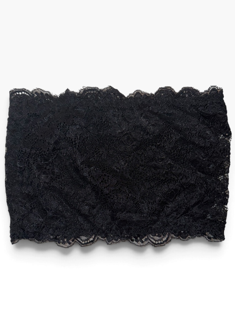 Women's Forever21 Black Lace Bandeau Tube Top - Women Intimates Small